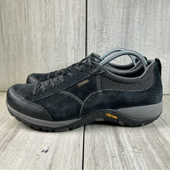 Dansko Shoes - Dansko Paisley Black Leather Waterproof Lace Up Sneaker Women’s Size 11 EUR 41